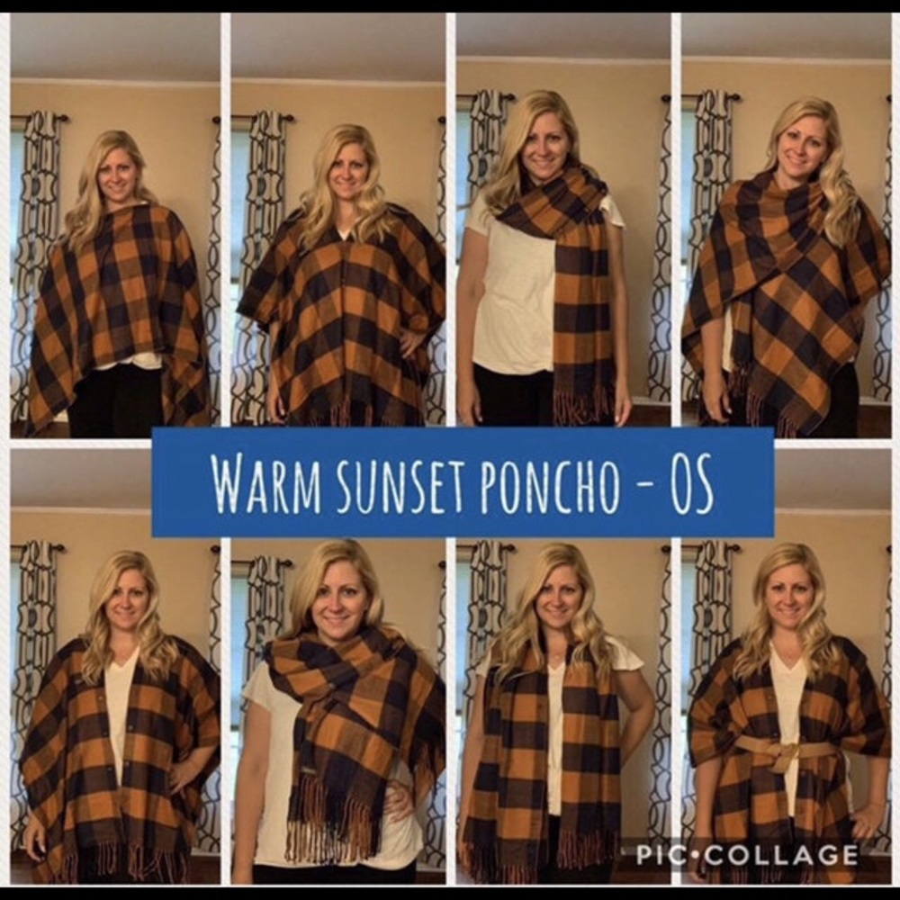 Matilda Jane Warm Sunset Poncho